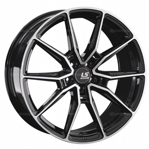 Большое фото товара - 9,0*20 5*112 ET35 66,6  LS FlowForming RC58 BKF конус, 103347. Вариант №2
