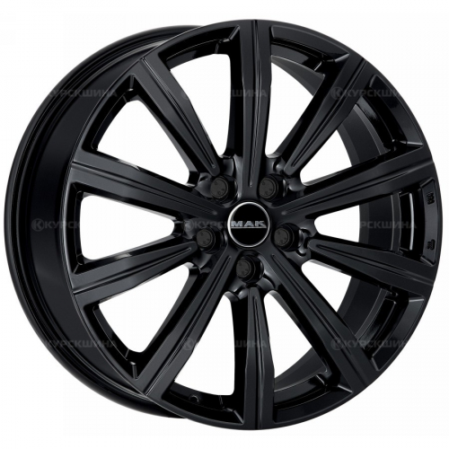 Большое фото товара - 8,5*20 5*112 ET29 66,6  MAK Birmingham Gloss Black, 107649. Вариант №2