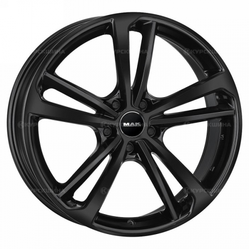 Большое фото товара - 9,5*21 5*112 ET25 66,45  MAK Nurburg Gloss Black, 107679. Вариант №2