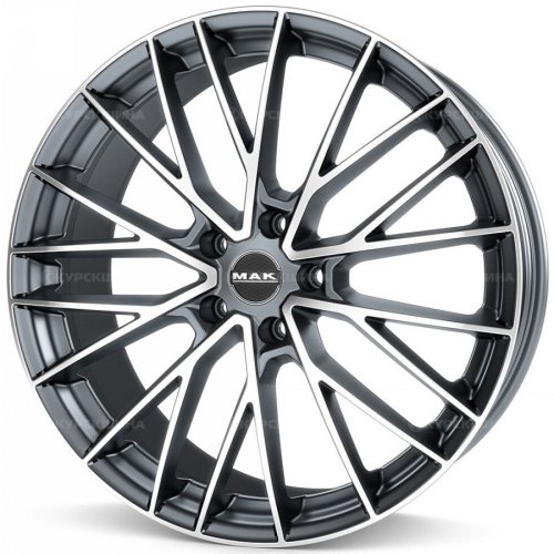 Большое фото товара - 9,5*20 5*112 ET45 66,6  MAK Speciale-D Graphite Mirror Face, 112831. Вариант №2
