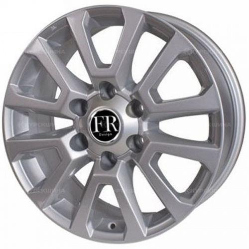 Большое фото товара - 7,5*18 6*139,7 ET25 106,2  FR replica TY182 (TY5040) Silver (№15), 115903. Вариант №2