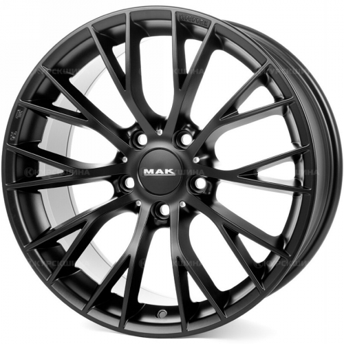 Большое фото товара - 8,0*18 5*120 ET34 72,6  MAK Munchen Matt Black, 117751. Вариант №2