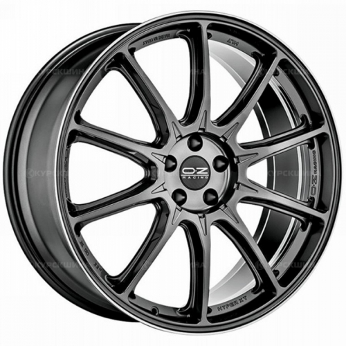 Большое фото товара - 9,0*21 5*112 ET37 79  OZ Hyper XT HLT Star Graphite Diamond Lip, 118846. Вариант №2