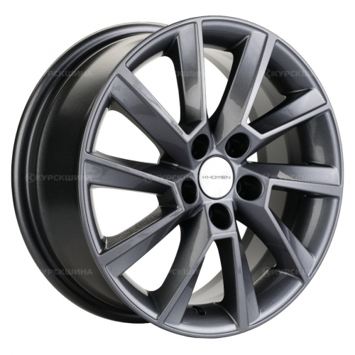 Большое фото товара - 6,0*15 5*100 ET38 57,1  Khomen Wheels KHW1507 Gray (Rapid/Fabia), 121902. Вариант №1