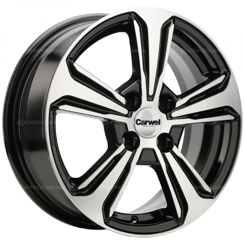 Большое фото товара - 6,0*15 4*100 ET50 60,1  Carwel Диво 1502 ABT, 122399. Вариант №2