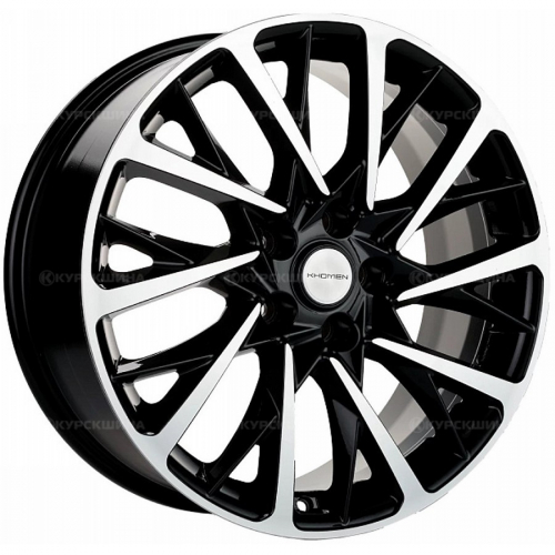 Большое фото товара - 7,5*18 5*112 ET39 66,6  Khomen Wheels KHW1804 Black-FP (Audi A4/A6), 124345. Вариант №2