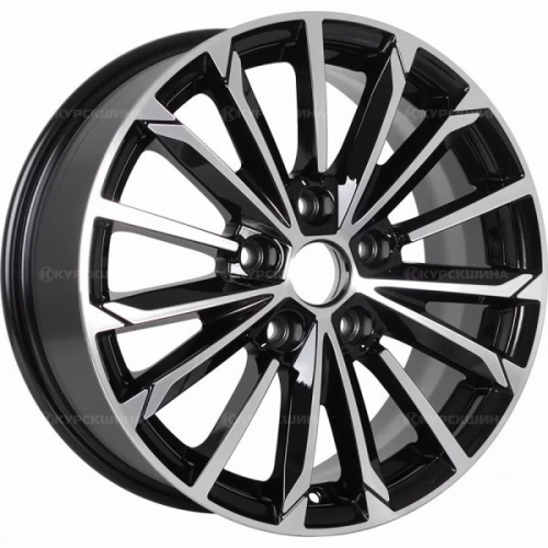 Большое фото товара - 6,5*16 5*112 ET39,5 66,6  Khomen Wheels KHW1611 Black-FP (Action), 124371. Вариант №2