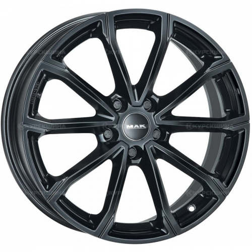 Большое фото товара - 7,0*17 5*114,3 ET35 60,1  MAK DaVinci Gloss Black, 128539. Вариант №2