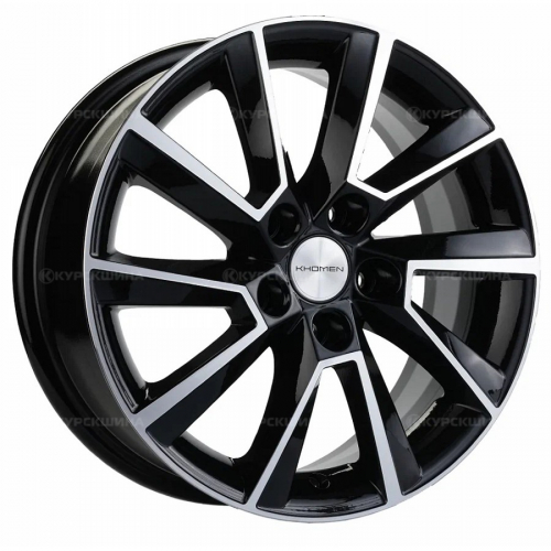 Большое фото товара - 6,0*16 5*105 ET39 56,6  Khomen Wheels KHW1604 Black-FP (Aveo), 129536. Вариант №2