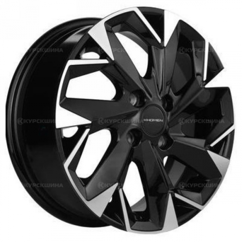 Большое фото товара - 5,5*14 4*100 ET38 67,1  Khomen Wheels KHW1402 Black-FP (Accent/Getz/i20), 130037. Вариант №2