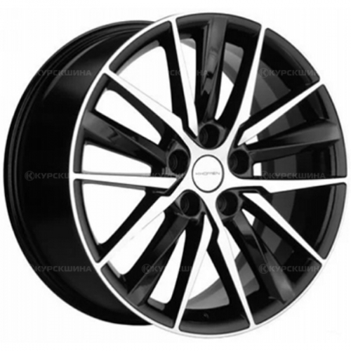 Большое фото товара - 8,0*18 5*108 ET46 63,4  Khomen Wheels KHW1807 Black-FP (Tugella/Jaguar XF/F-Pace), 130189. Вариант №1