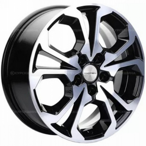 Большое фото товара - 7,0*17 5*108 ET43 65,1  Khomen Wheels KHW1711 Black-FP (DFM AX 7), 131444. Вариант №2