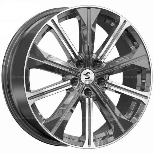 Большое фото товара - 7,0*19 5*108 ET45 60,1  Premium Series КР013 Diamond Gloss Graphite, 136074. Вариант №2