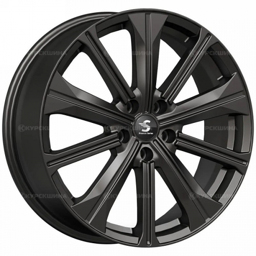 Большое фото товара - 7,0*19 5*108 ET33 60,1  Premium Series КР013 Fury Black, 136565. Вариант №2