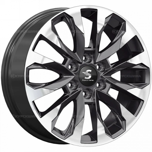 Большое фото товара - 8,0*20 6*139,7 ET38 67,1  Premium Series КР007 Diamond Gloss Graphite, 136656. Вариант №2