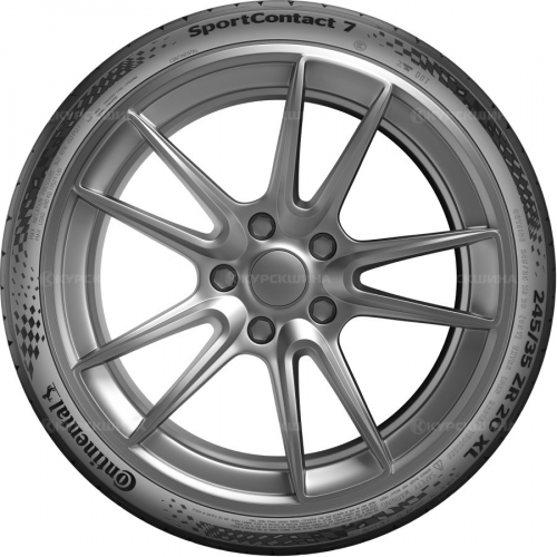 Большое фото товара - 255/30/21 93Y Continental SportContact 7 XL FR, 525379. Вариант №3