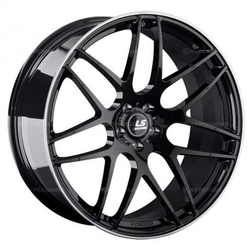 Большое фото товара - 9,5*20 5*112 ET55 66,6  LS Forged LS FG09 BKL конус, 805703. Вариант №2