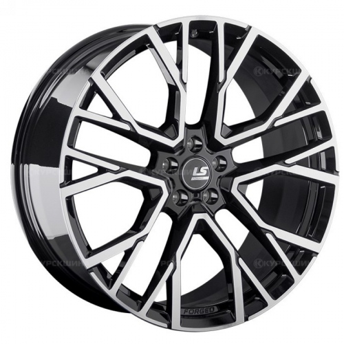 Большое фото товара - 9,0*21 5*112 ET20 66,6  LS Forged LS FG07 BKF конус, 805748. Вариант №2