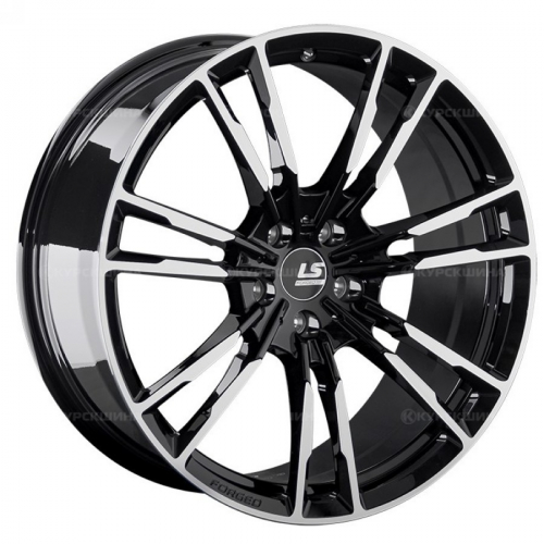 Большое фото товара - 10,0*20 5*112 ET35 66,6  LS Forged LS FG06 BKF конус, 805750. Вариант №2