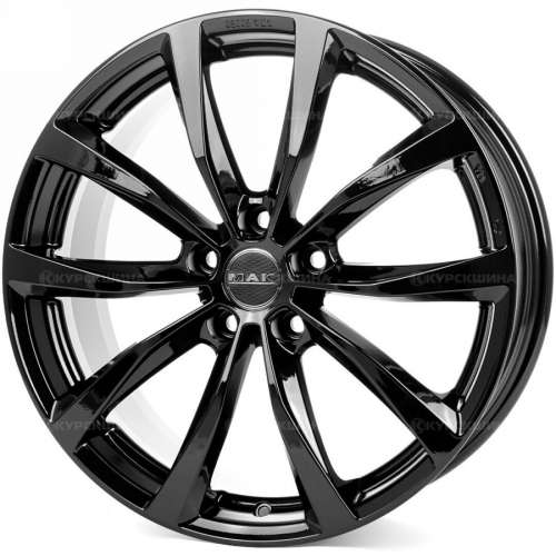 Большое фото товара - 7,5*18 5*114,3 ET48 76  MAK Wolf Gloss Black, 807449. Вариант №2