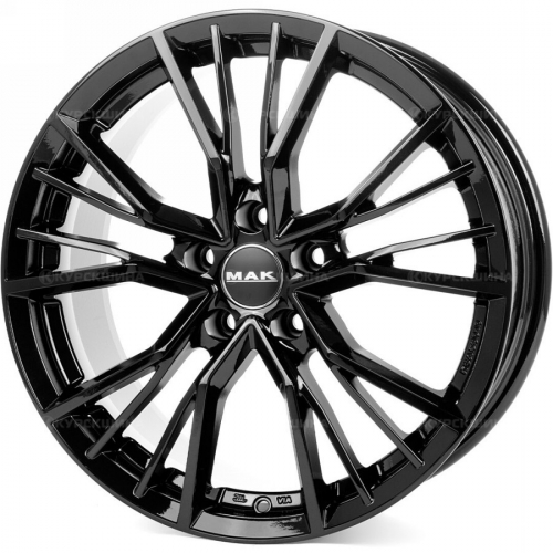 Большое фото товара - 8,0*20 5*112 ET45 57,1  MAK Union Gloss Black, 809214. Вариант №2