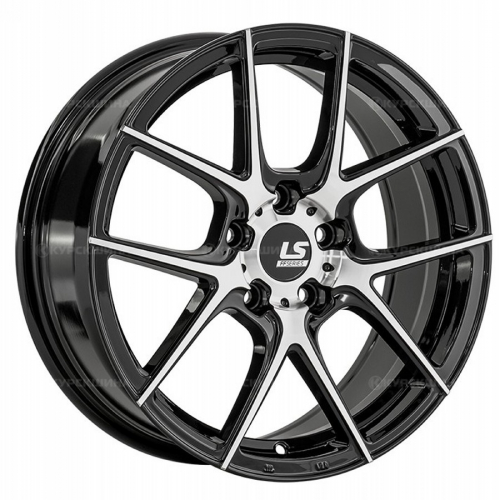Большое фото товара - 7,5*17 5*114,3 ET40 67,1  LS FlowForming RC06 BKF конус, 814838. Вариант №2