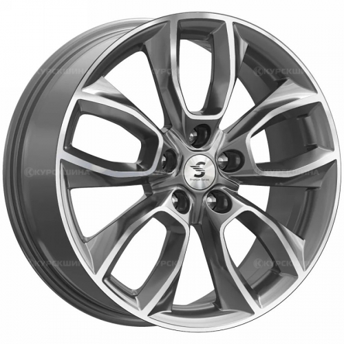 Большое фото товара - 7,0*18 5*114,3 ET45 67,1  Premium Series КР001 Diamond Gloss Graphite, 816730. Вариант №2