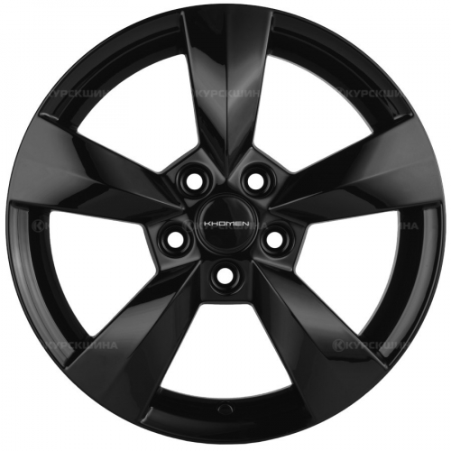 Большое фото товара - 6,0*15 5*100 ET43 57,1  Khomen Wheels KHW1504 Black (Fabia), 820091. Вариант №4