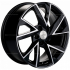 Маленькое фото товара - 7,0*17 5*112 ET40 57,1  Khomen Wheels KHW1714 Black-FP (Kodiaq). Вариант №1