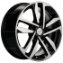 Маленькое фото товара - 6,5*16 5*114,3 ET41 64,1  Khomen Wheels KHW1612 Black-FP (Civic). Вариант №1