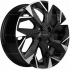 Маленькое фото товара - 6,0*15 4*100 ET46 54,1  Khomen Wheels KHW1508 Black-FP (Rio). Вариант №1