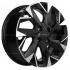 Маленькое фото товара - 5,5*14 4*100 ET38 67,1  Khomen Wheels KHW1402 Black-FP (Accent/Getz/i20). Вариант №1
