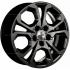 Маленькое фото товара - 7,0*17 5*114,3 ET37 66,5  Khomen Wheels KHW1711 Black (Haval Jolion). Вариант №1