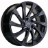 Маленькое фото товара - 7,5*19 5*108 ET47 60,1  Khomen Wheels KHW1901 Black (Chery Tiggo 8). Вариант №1