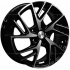Маленькое фото товара - 6,5*17 5*114,3 ET45 54,1  Khomen Wheels KHW1722 Black-FP (Coolray). Вариант №1