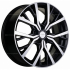 Маленькое фото товара - 7,0*18 5*108 ET45 60,1  Khomen Wheels KHW1806 Black-FP (Chery Tiggo 3/Tiggo 3 Pro). Вариант №1