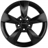 Маленькое фото товара - 6,0*15 5*100 ET38 57,1  Khomen Wheels KHW1504 Black (Rapid). Вариант №2