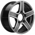 Маленькое фото товара - 6,5*16 5*139,7 ET40 98,5  Khomen Wheels KHW1614 Gray-FP (Niva 4x4). Вариант №1